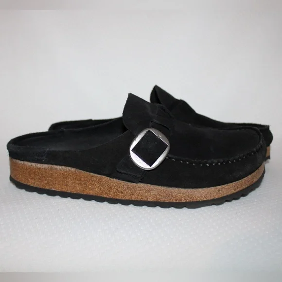 Birkenstock Black Buckley Clog Slip-on Moccasin Women's Size EU 41 / US 10 - Picture 3 of 11